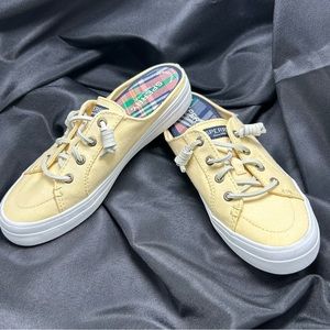 Sperry Crest Vibe Chambray Mule Sneaker